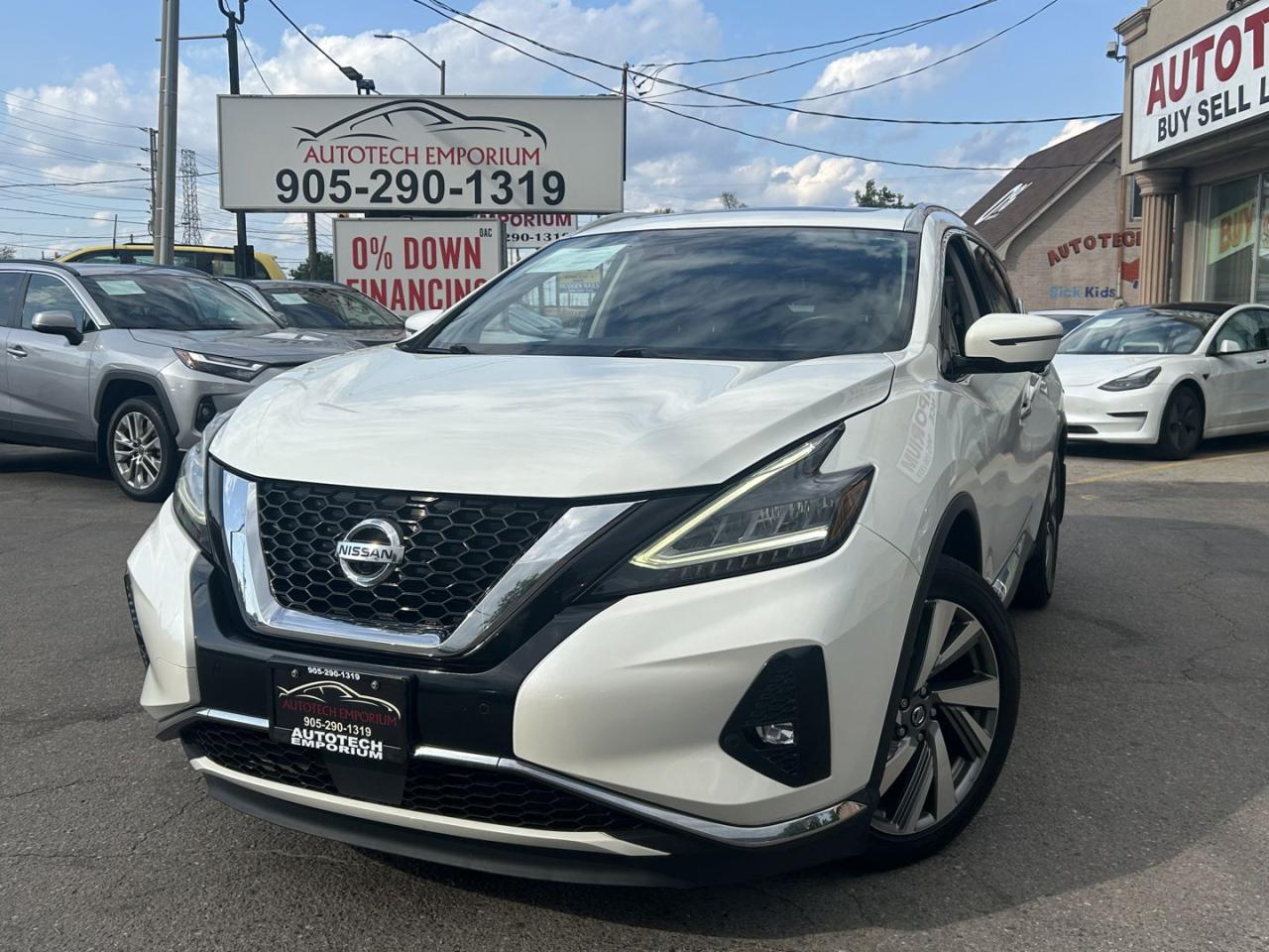 Used 2020 Nissan Murano SL AWD Pearl White Leather / Pano Roof / Navi for sale in Mississauga, ON