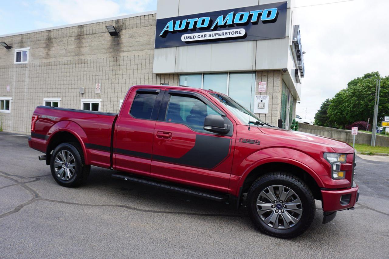Used 2017 Ford F-150 5.0L V8 SPORT 4WD CERTIFIED *ACCIDENT FREE* CAMERA BLUETOOTH SUNROOF HEATED SEATS CRUISE ALLOYS for sale in Burlington, ON