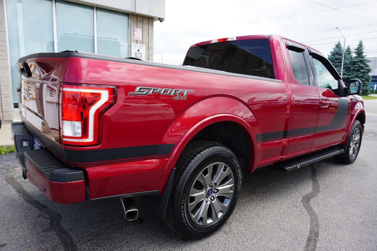 2017 Ford F-150 5.0L V8 SPORT 4WD CERTIFIED *ACCIDENT FREE* CAMERA BLUETOOTH SUNROOF HEATED SEATS CRUISE ALLOYS - Photo #7