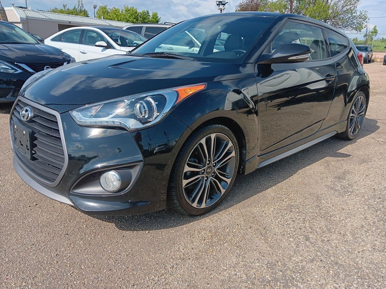 Used 2016 Hyundai Veloster Turbo, Leather, Pano roof, Nav, Htd Steering & Sea for sale in Edmonton, AB