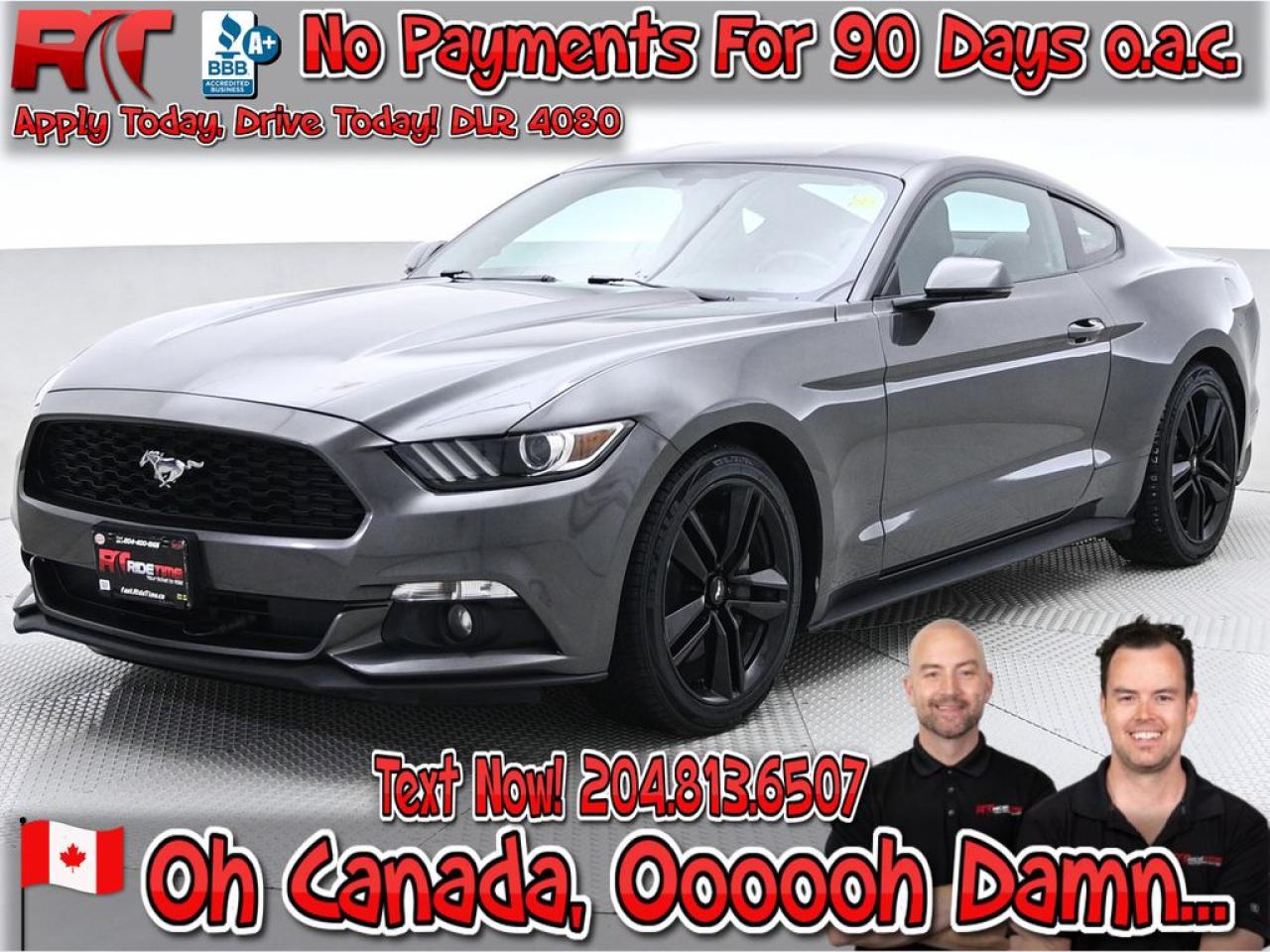 Used 2015 Ford Mustang EcoBoost Premium for sale in Winnipeg, MB
