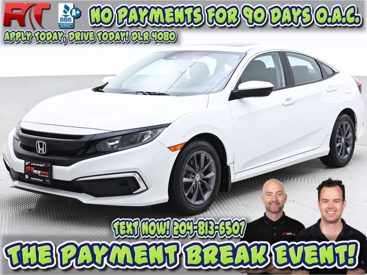 Used 2021 Honda Civic Sedan EX for sale in Winnipeg, MB