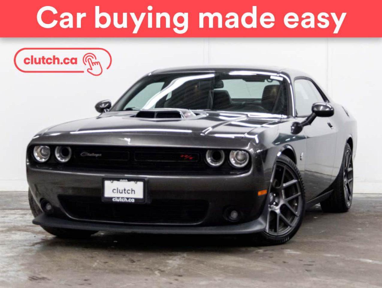 Used 2019 Dodge Challenger Scat Pack 392 w/ Apple CarPlay & Android Auto, Nav, Power Moonroof for sale in Toronto, ON