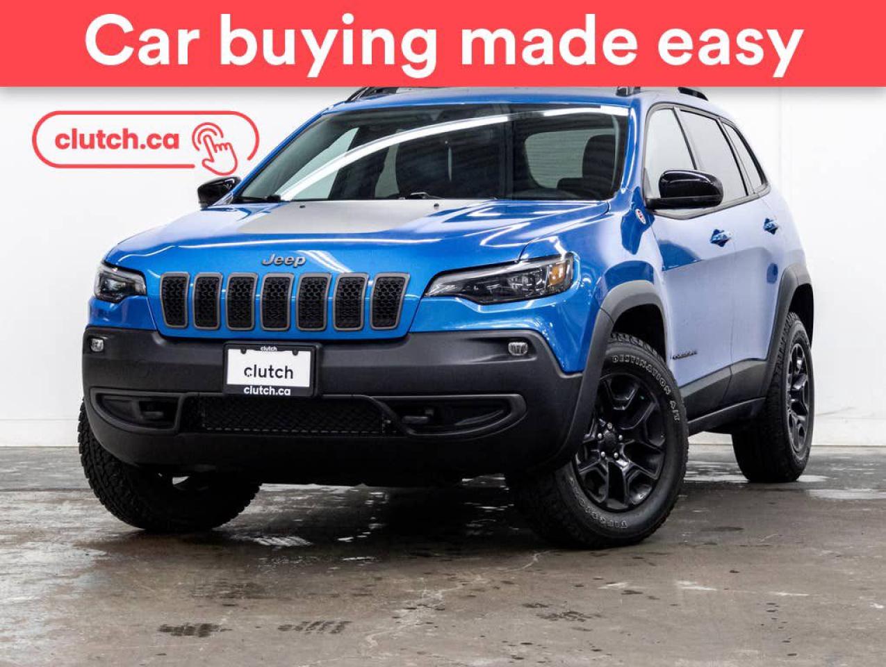Used 2022 Jeep Cherokee Trailhawk 4x4 w/ Apple CarPlay & Android Auto, Nav, Heated Steering Wheel for sale in Toronto, ON