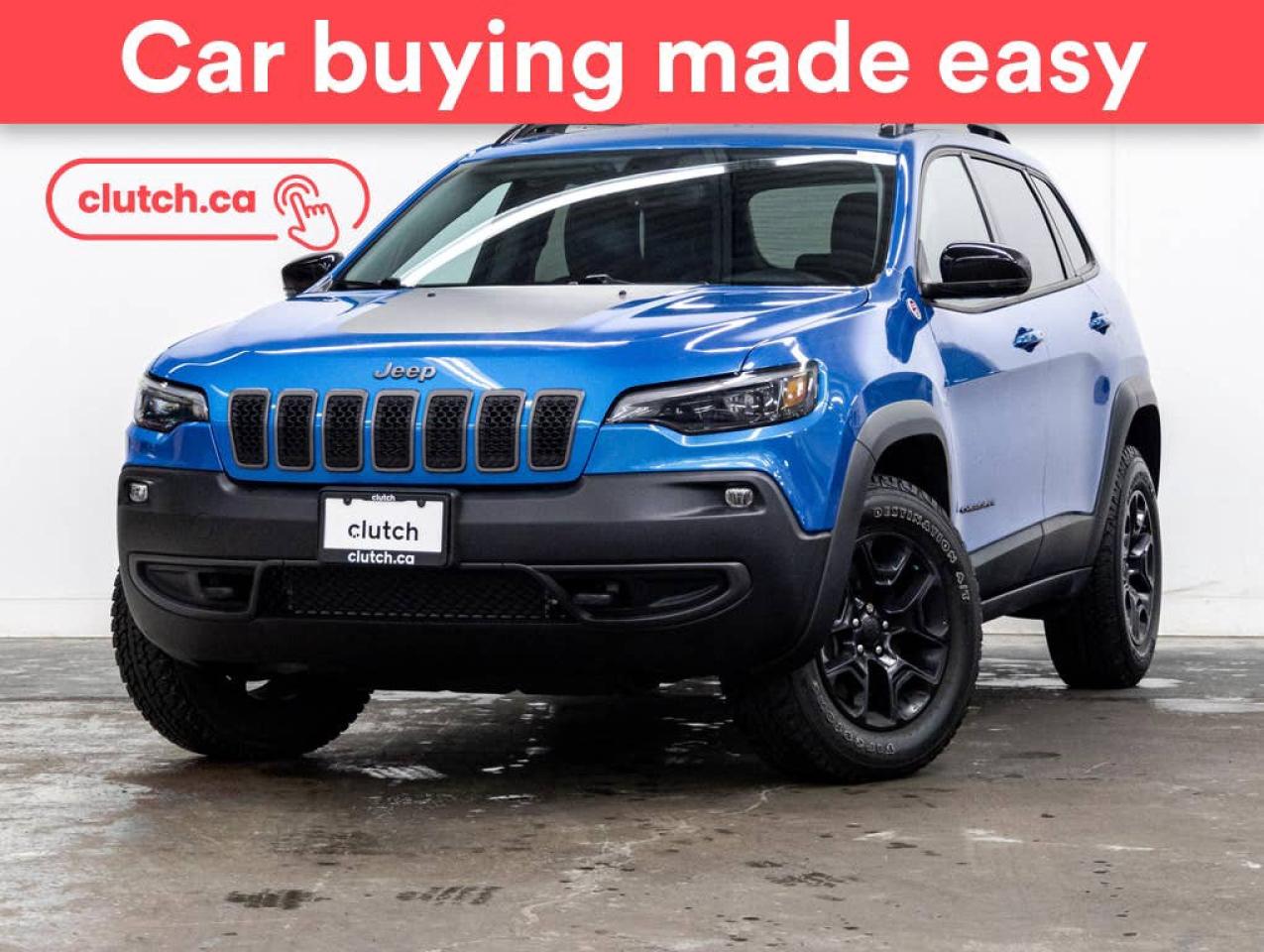 Used 2022 Jeep Cherokee Trailhawk 4x4 w/ Apple CarPlay & Android Auto, Nav, Heated Steering Wheel for sale in Toronto, ON