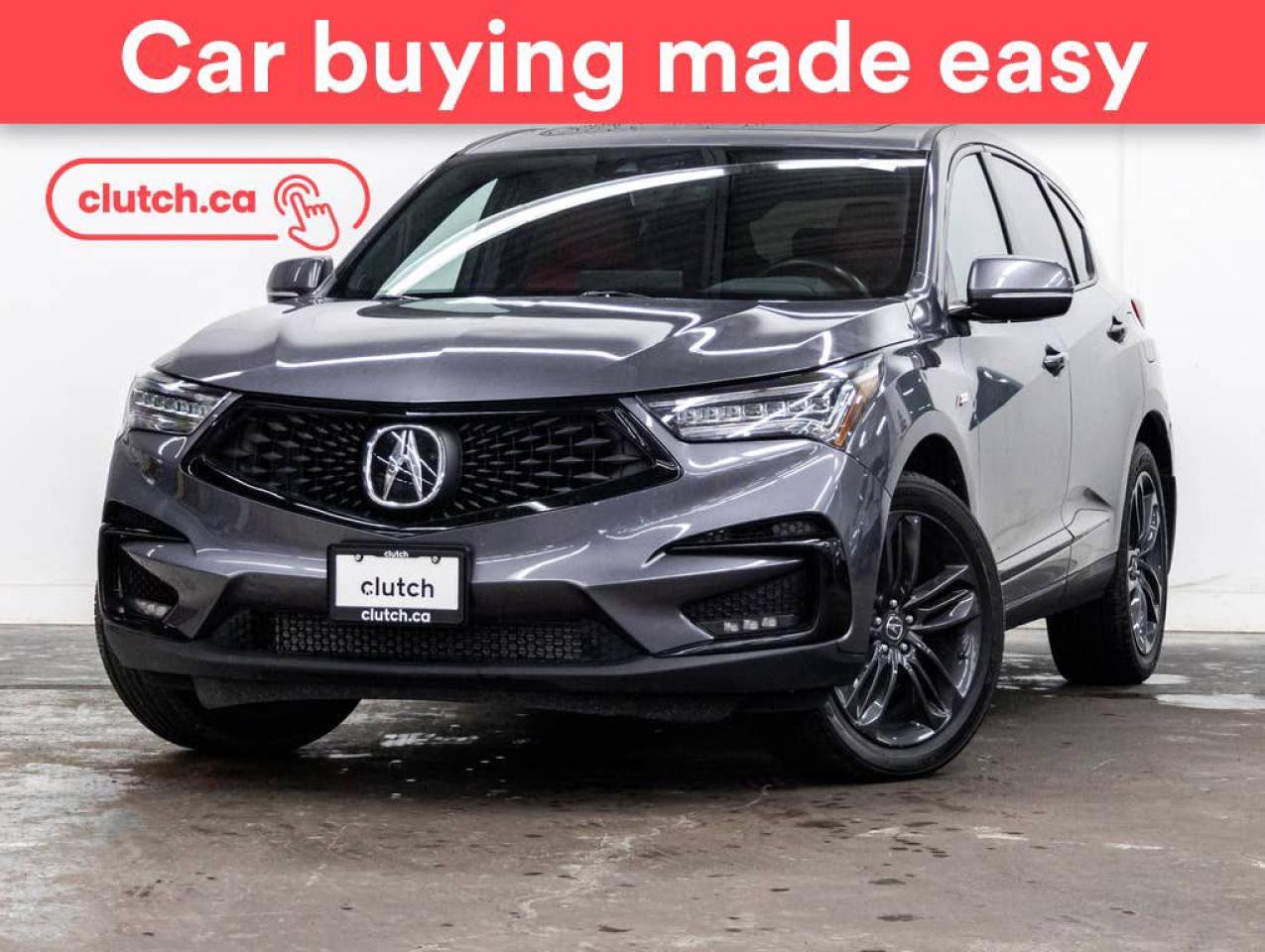Used 2021 Acura RDX A-Spec AWD w/ Apple CarPlay & Android Auto, Panoramic Moonroof, Nav for sale in Toronto, ON