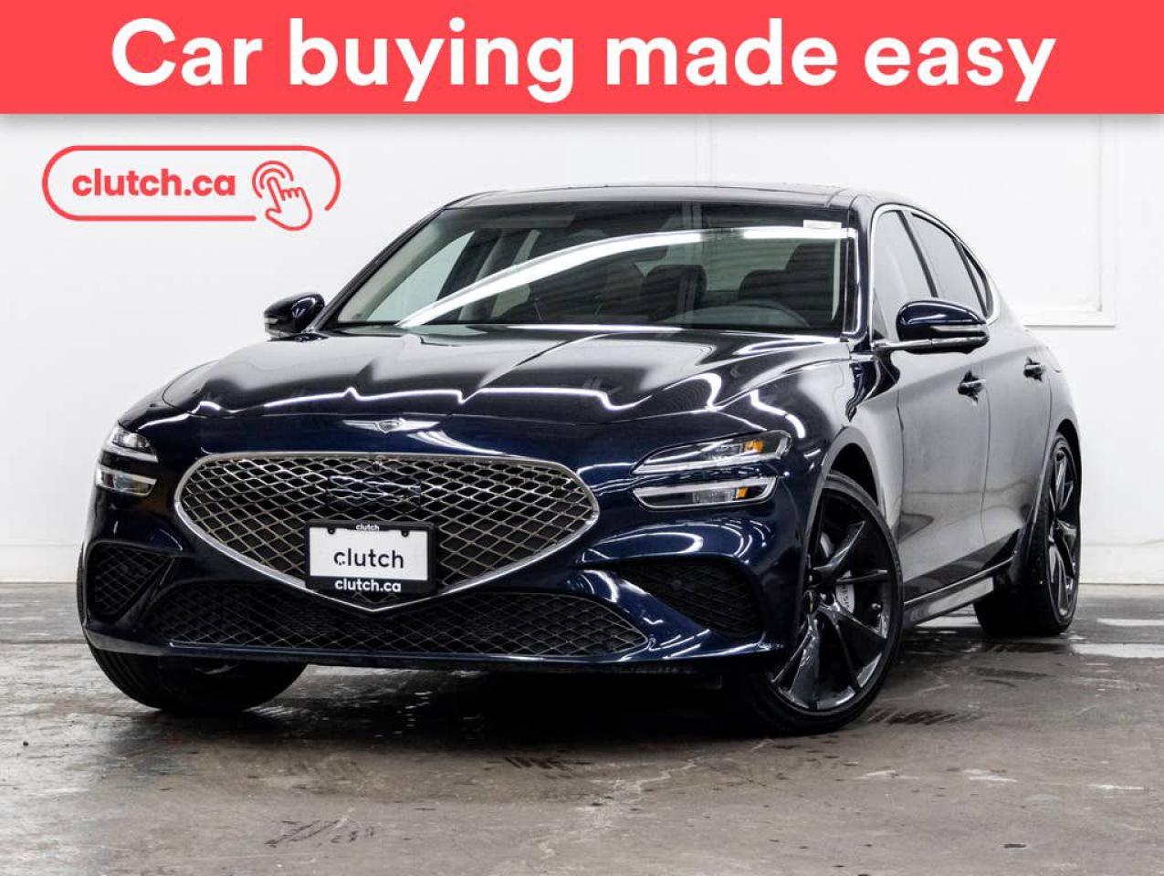 Used 2024 Genesis G70 2.5T Prestige AWD w/ Apple CarPlay & Android Auto, Power Moonroof, Nav for sale in Toronto, ON