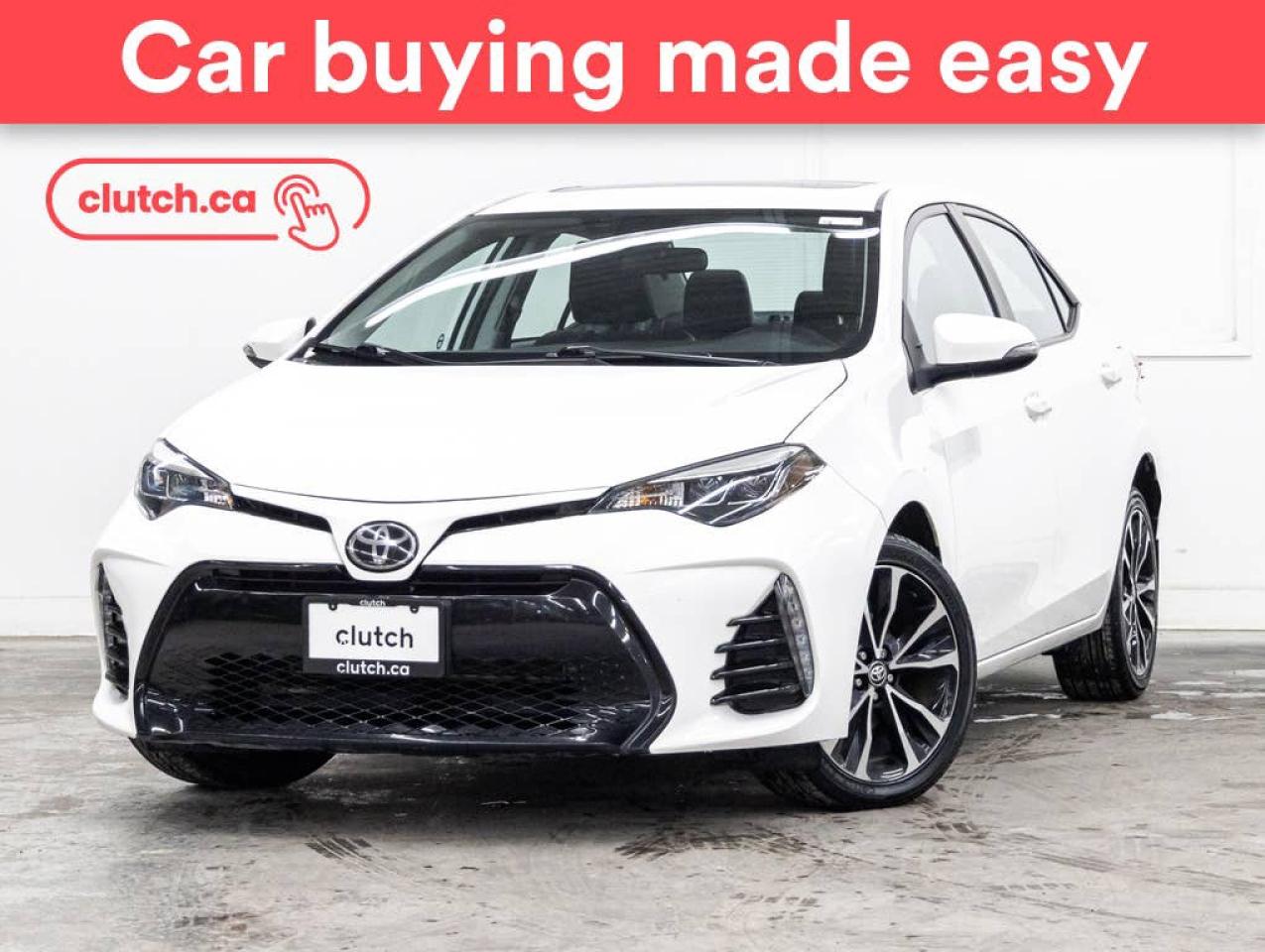Used 2017 Toyota Corolla SE w/ Upgrade Pkg w/ Front Heated Seats, Rearview Cam, Climate Control for sale in Toronto, ON