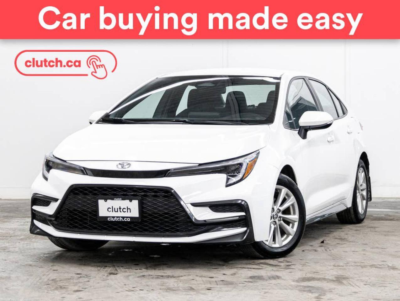 Used 2024 Toyota Corolla SE w/ Apple CarPlay & Android Auto, Heated Front Seats, Rearview Cam for sale in Toronto, ON