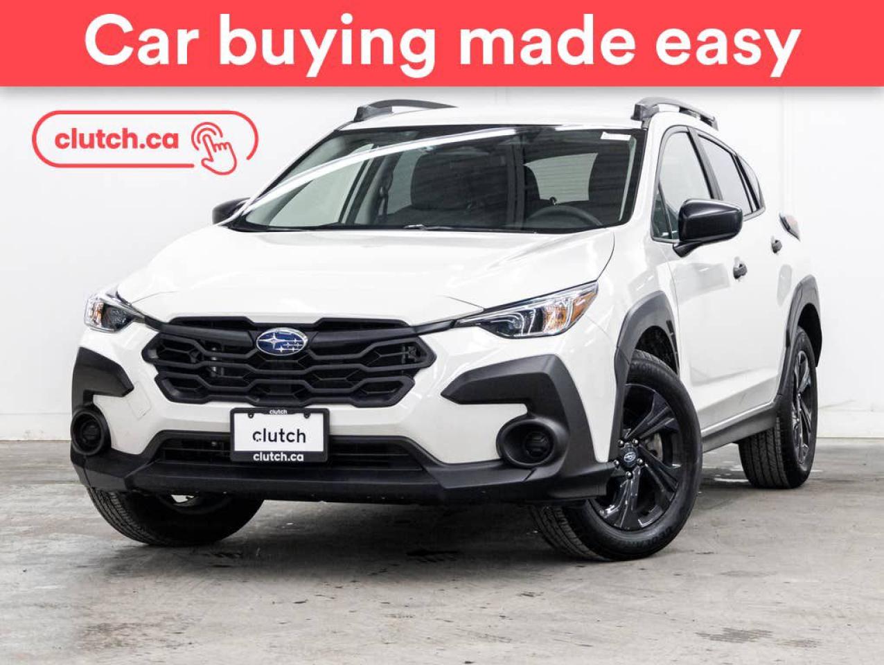 Used 2024 Subaru XV Crosstrek Convenience AWD w/ Apple CarPlay & Android Auto, Rearview Cam, Dual Zone A/C for sale in Toronto, ON