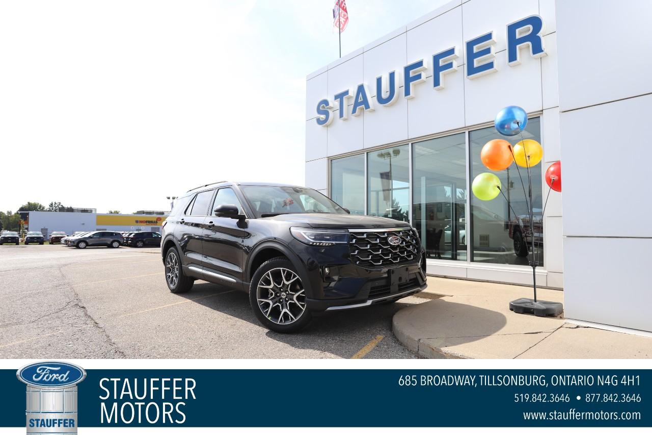 New 2025 Ford Explorer Platinum 4wd for sale in Tillsonburg, ON