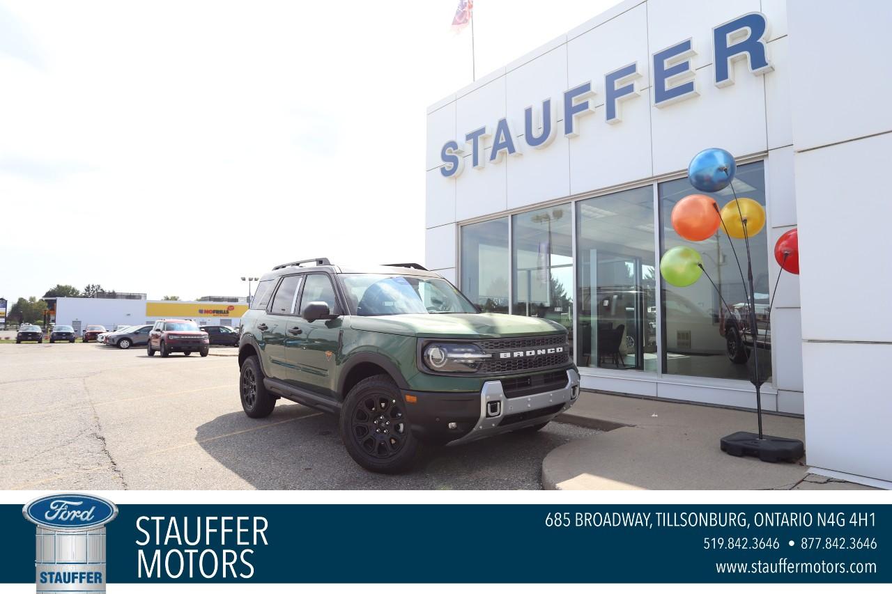 New 2025 Ford Bronco Sport Badlands 4x4 for sale in Tillsonburg, ON
