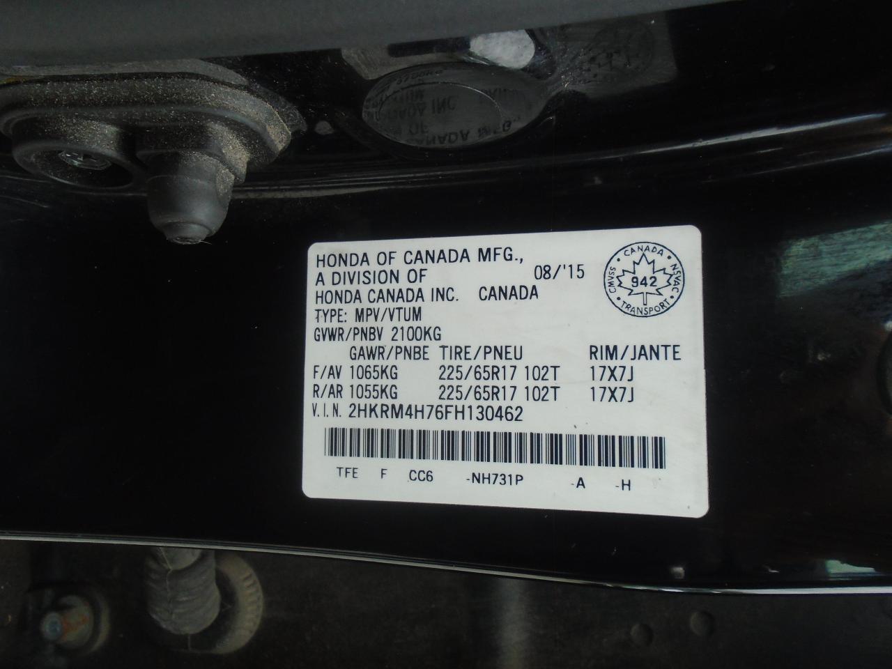 2015 Honda CR-V AWD 5DR EX-L - Photo #44