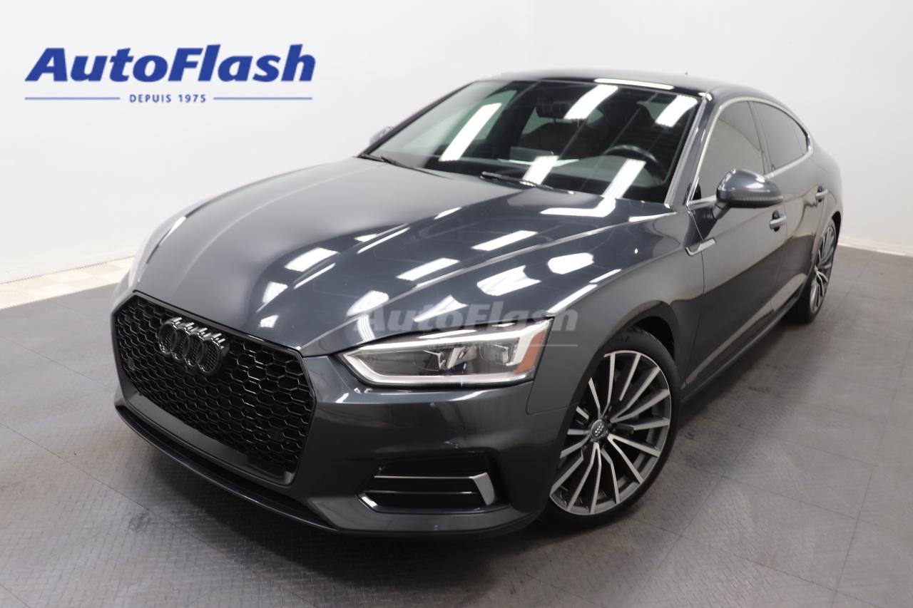 Used 2018 Audi A5 Sportback TECHNIK, AWD, TOIT OUVRANT, BLUETOOTH, BLIND SPOT for sale in Saint-Hubert, QC