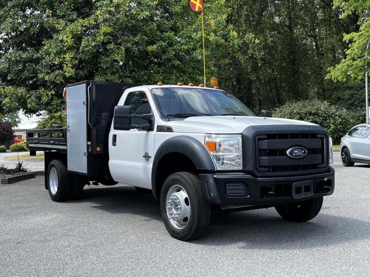 Used 2016 Ford F-550 12 Foot Flat Deck 2WD Diesel for sale in Burnaby, BC