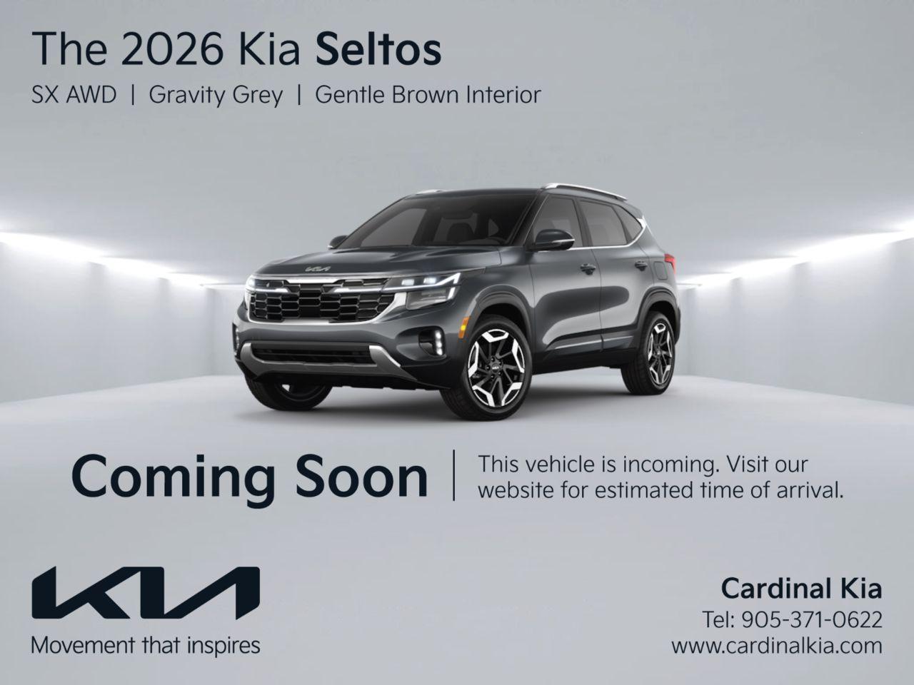 New 2026 Kia Seltos SX - Brown Interior for sale in Niagara Falls, ON