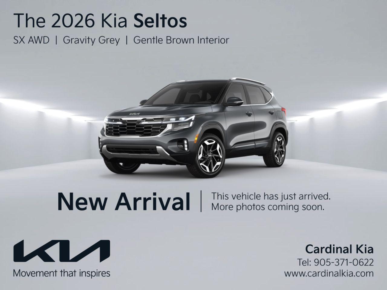 New 2026 Kia Seltos SX - Brown Interior for sale in Niagara Falls, ON