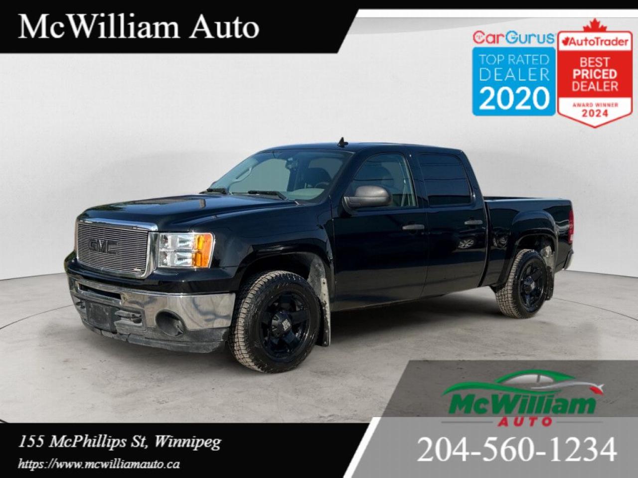 Used 2011 GMC Sierra 1500 Work Truck 4x4 Crew Cab 5.75 ft. box 143.5 in. WB Automatic for sale in Winnipeg, MB