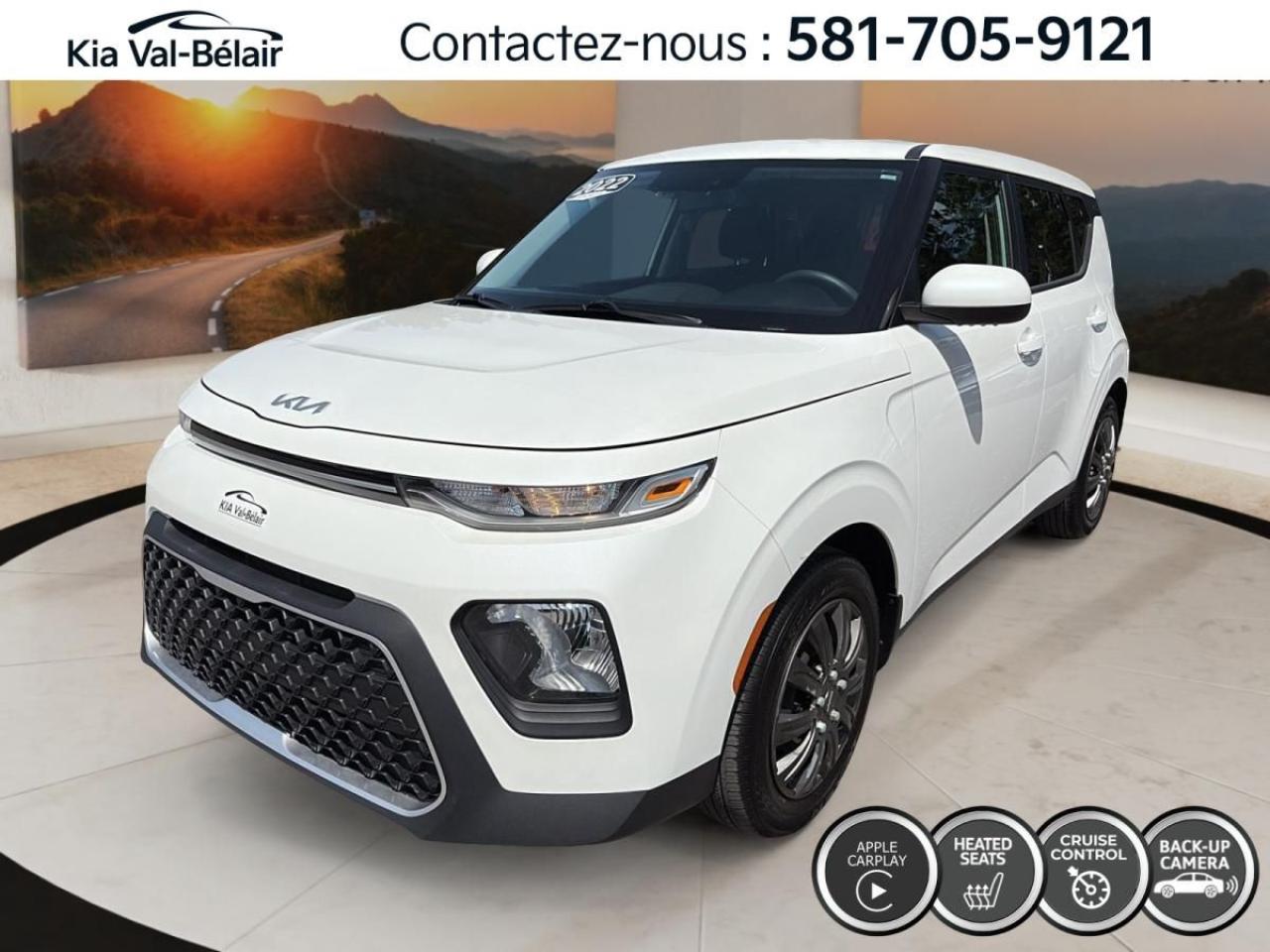 Used 2022 Kia Soul LX *IVT *CARPLAY *BLUETOOTH *CAMÉRA *CRUISE *A/C for sale in Québec, QC