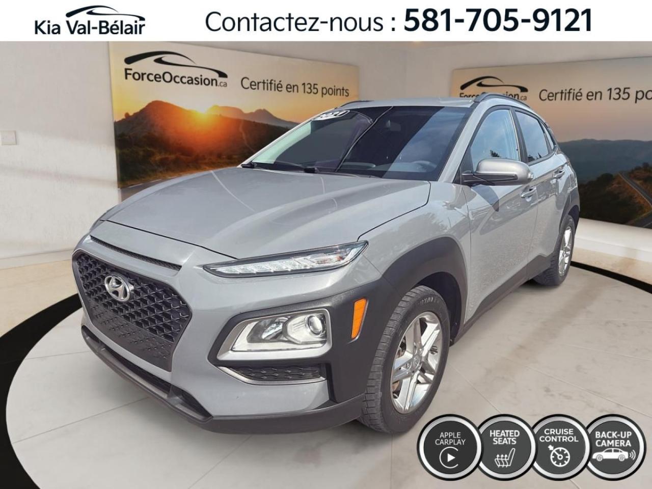 Used 2021 Hyundai KONA ESSENTIAL * AWD * CAMERA * CARPLAY * CRUISE * A/C for sale in Québec, QC