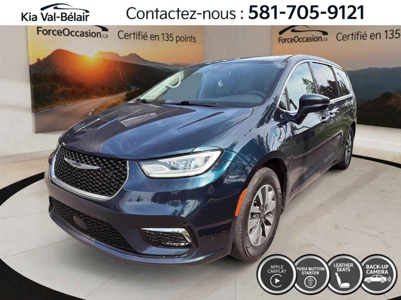 Used 2022 Chrysler Pacifica Hybrid TOURING L * HYBRIDE * V6 * 287HP * CUIR * BI-ZONE for sale in Québec, QC