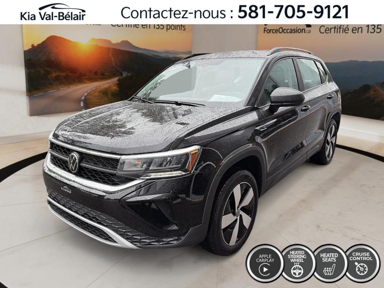 Used 2024 Volkswagen Taos TRENDLINE* AWD * TURBO * CAMERA * CARPLAY * CRUISE for sale in Québec, QC