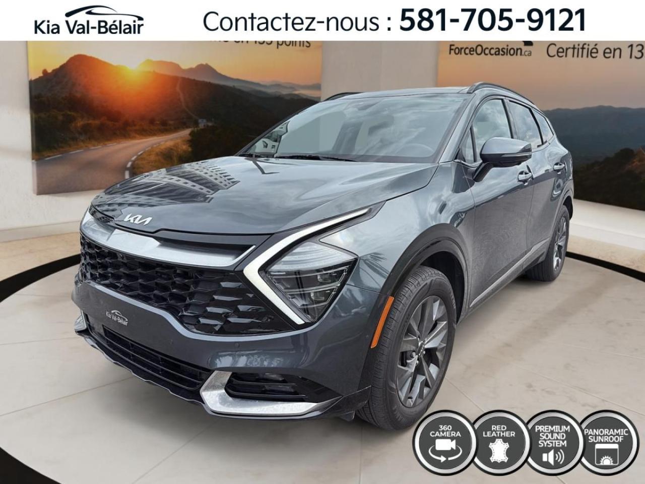 Used 2023 Kia Sportage SX *AWD *CUIR *TOIT *BI-ZONE *CARPLAY *CAMÉRA 360° for sale in Québec, QC
