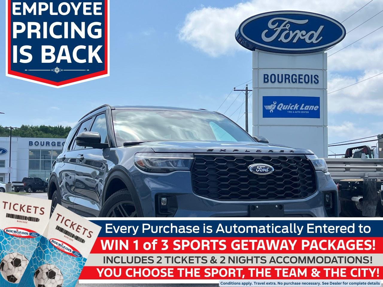New 2025 Ford Explorer ST-LINE 4WD for sale in Midland, ON