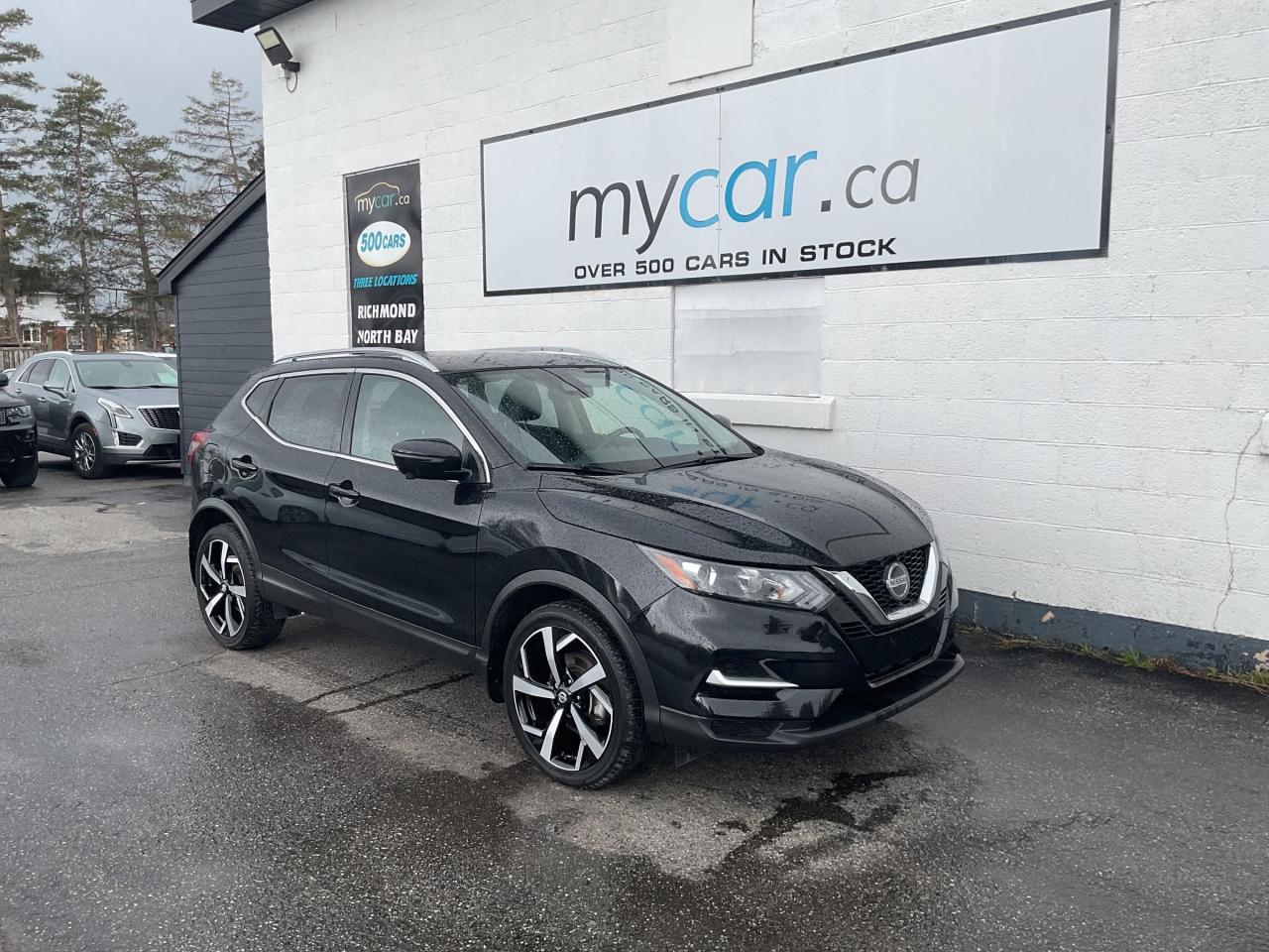 Used 2021 Nissan Qashqai LOW MILEAGE!!!!  SUNROOF. HEATED SEATS. LEATHER. NAV. BACKUP CAM. BLUETOOTH. A/C. CRUISE. PWR GROUP. for sale in North Bay, ON