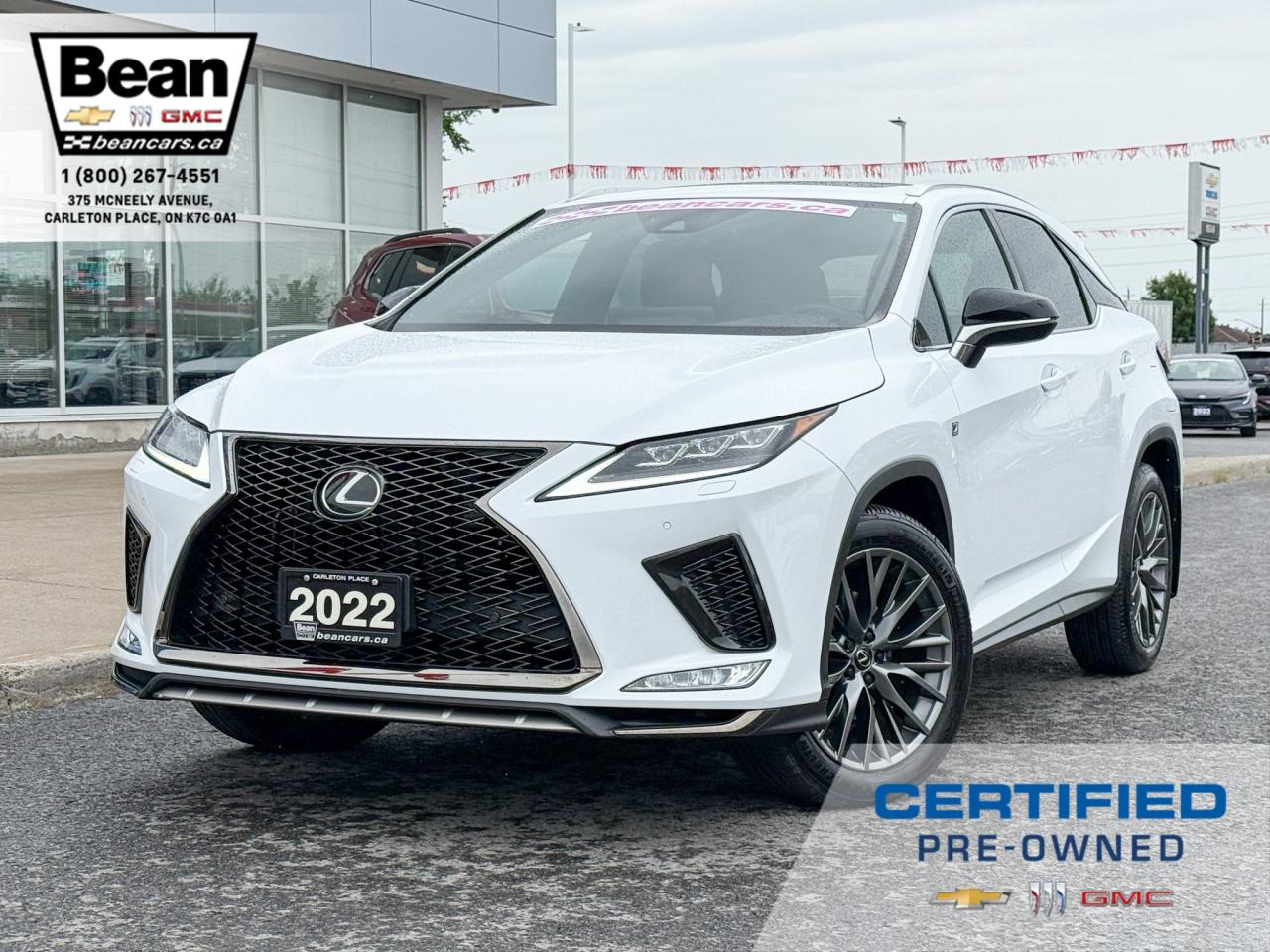 Used 2022 Lexus RX 350 3.5L V6, RX 350 FSORT SERIES 3 PACKAGE, HEATED AND VENTILATED RED LEATHER SEATS, HEATED STEERING WHEEL, for sale in Carleton Place, ON