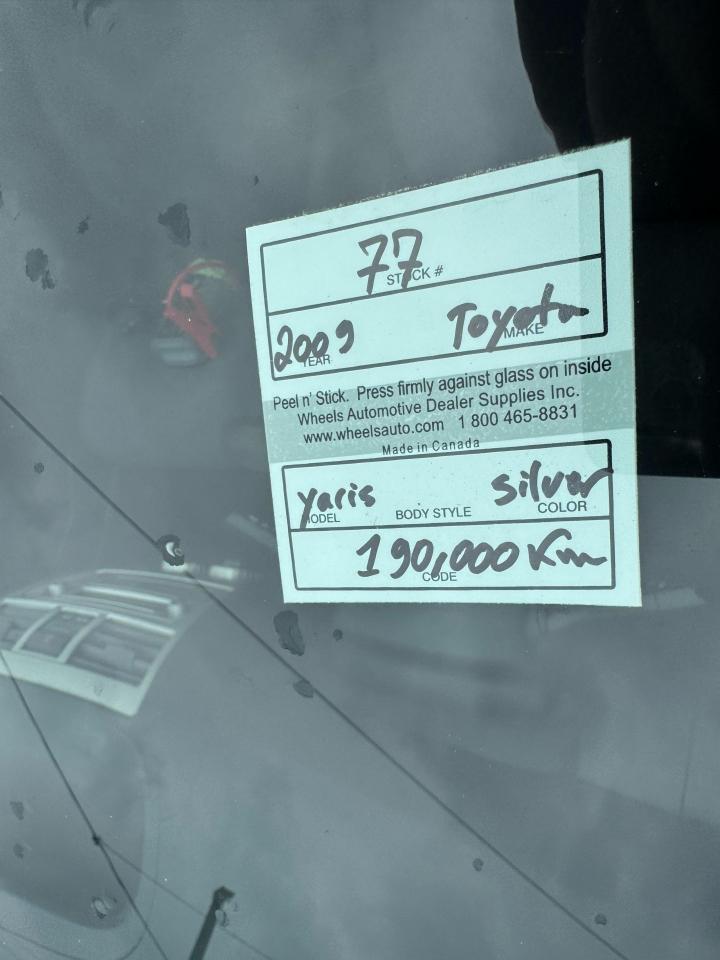 2009 Toyota Yaris SEDAN, MANUAL, RELIABLE, 190KMS, CERTIFIED - Photo #18