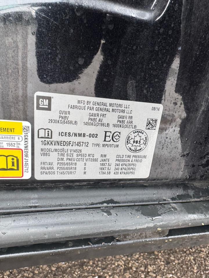 2015 GMC Acadia SLE, AWD, 2 SETS OF WHEELS, CERTIFIED - Photo #16