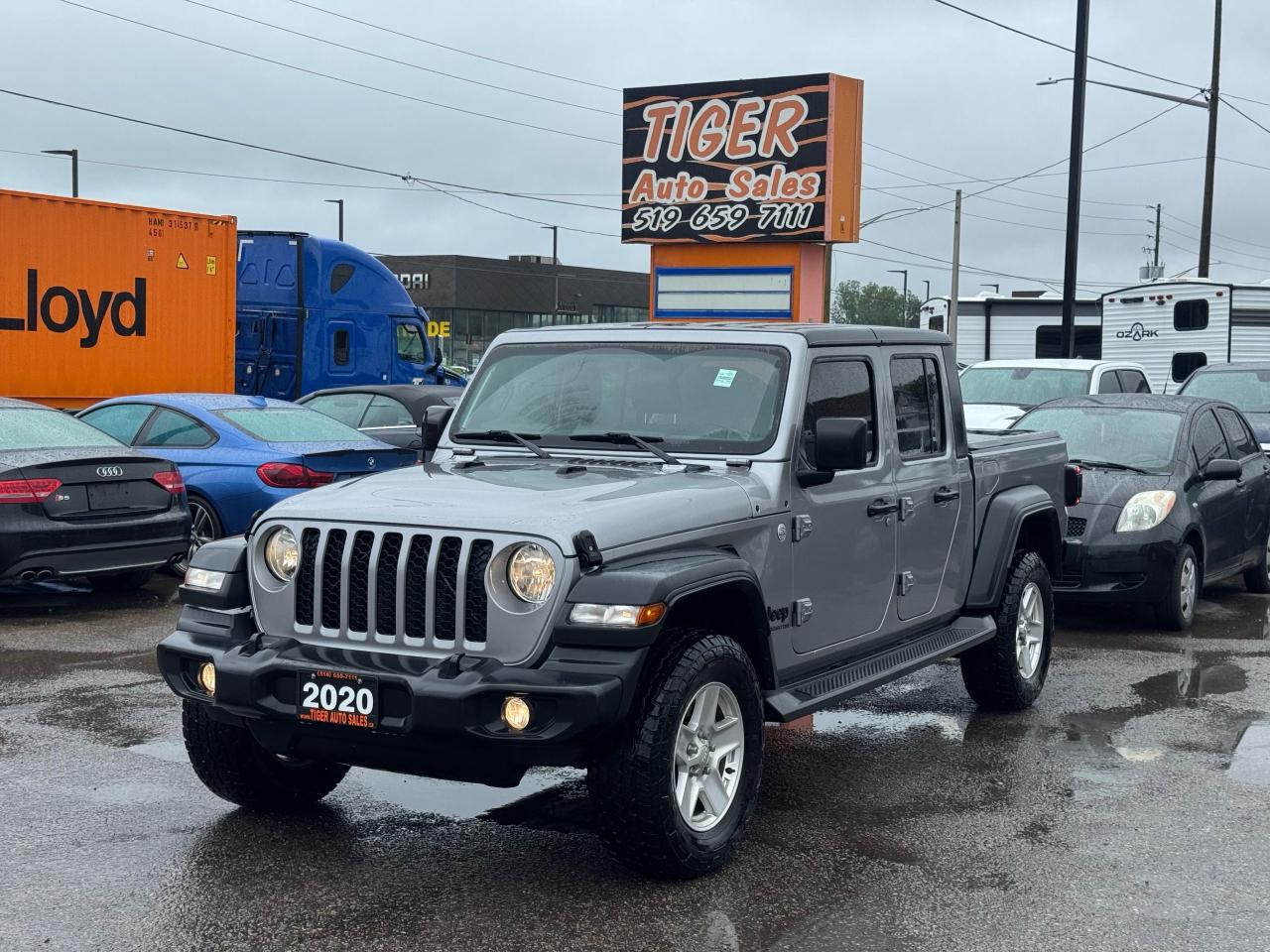 Used 2020 Jeep Gladiator SPORT, 4X4, ONLY 176KMS, HARD TOP, CERTIFIED for sale in London, ON