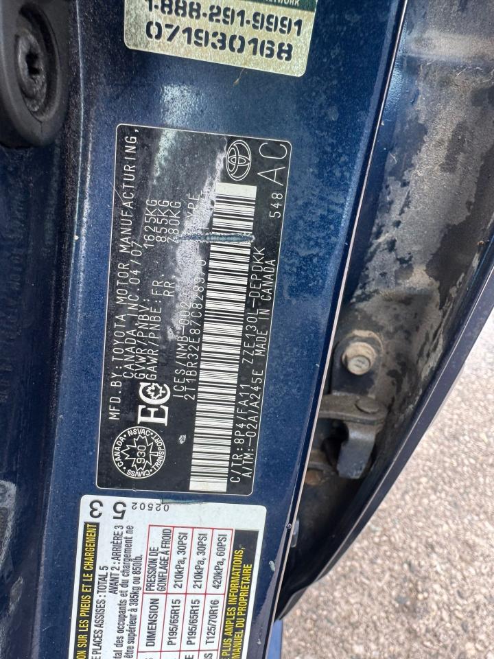 2007 Toyota Corolla AS IS, CE, COROLLA, 4 CYL, RELIABLE - Photo #15