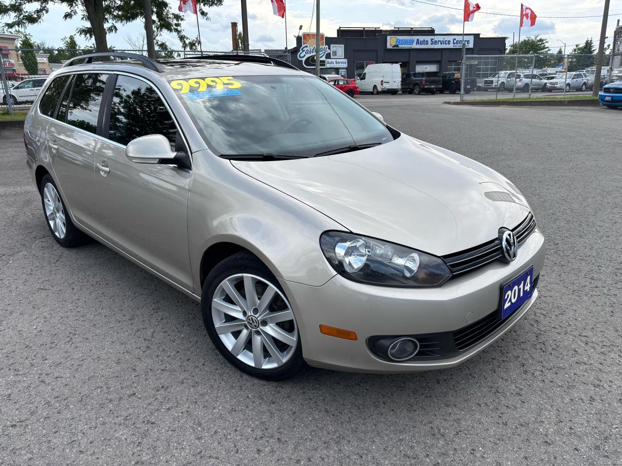 Used 2014 Volkswagen Golf Wagon Wagon, Leather, Panoramic Roof, Alloy Wheels, for sale in St Catharines, ON