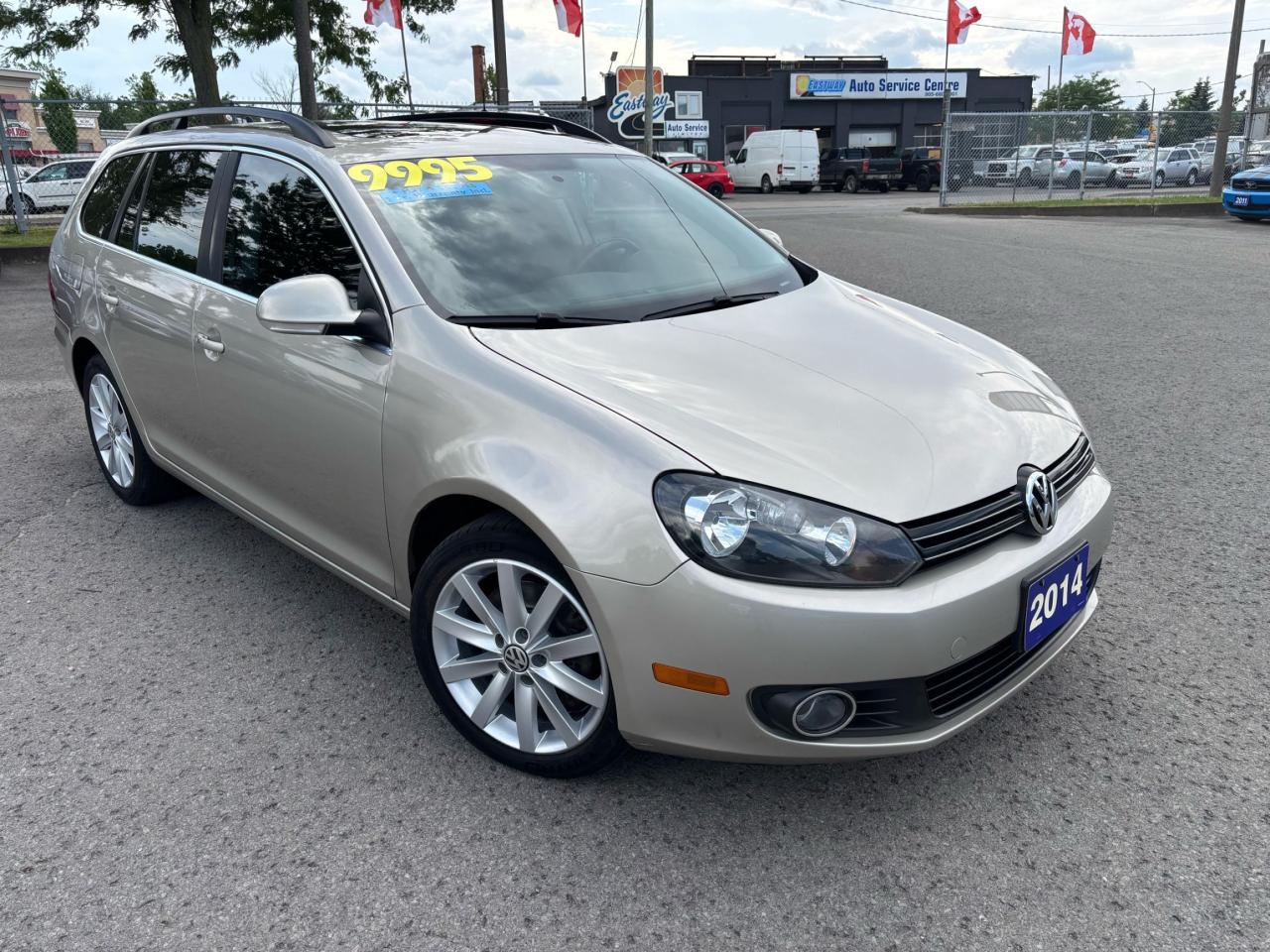 Used 2014 Volkswagen Golf Wagon Wagon, Leather, Panoramic Roof, Alloy Wheels, for sale in Kitchener, ON