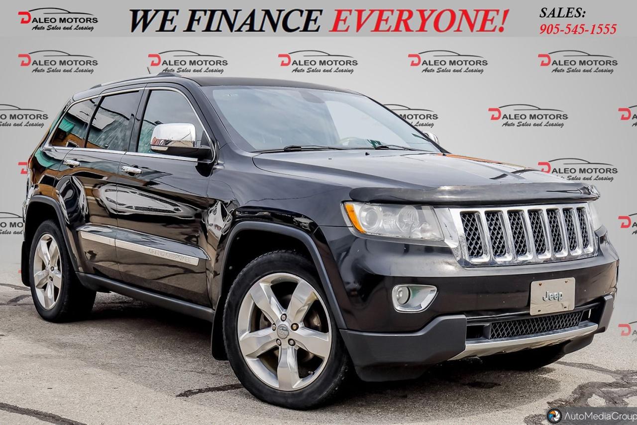 Used 2012 Jeep Grand Cherokee Overland / SUNROOF / LTHR / WOODTRIM / B.CAM / 4X4 for sale in Kitchener, ON