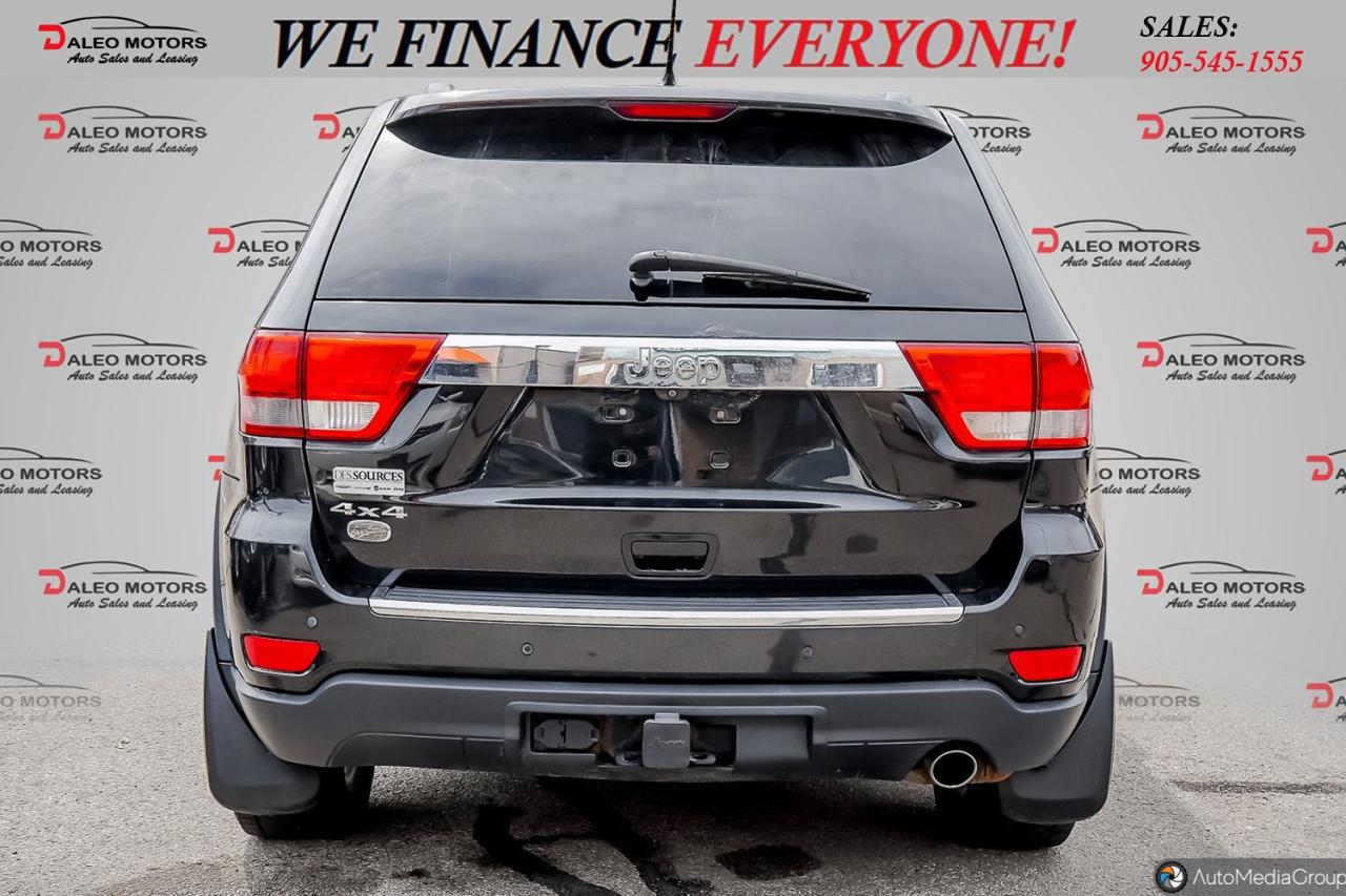 2012 Jeep Grand Cherokee Overland / SUNROOF / LTHR / WOODTRIM / B.CAM / 4X4