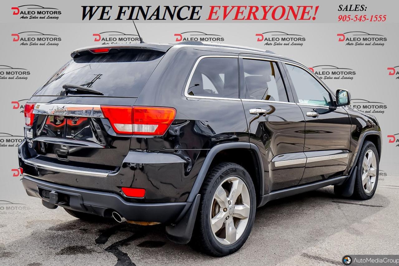 2012 Jeep Grand Cherokee Overland / SUNROOF / LTHR / WOODTRIM / B.CAM / 4X4
