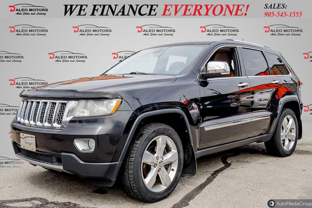 2012 Jeep Grand Cherokee Overland / SUNROOF / LTHR / WOODTRIM / B.CAM / 4X4