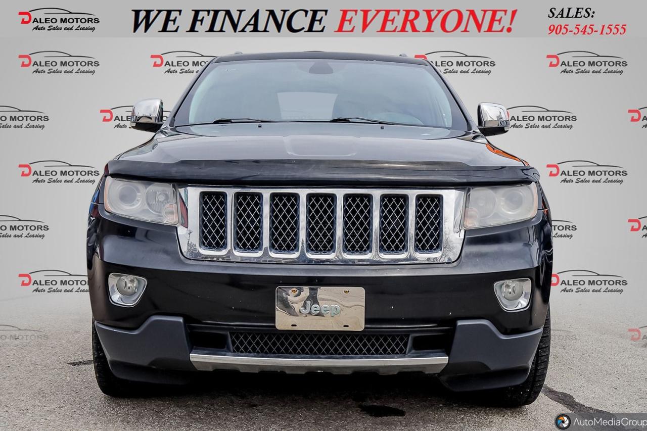2012 Jeep Grand Cherokee Overland / SUNROOF / LTHR / WOODTRIM / B.CAM / 4X4