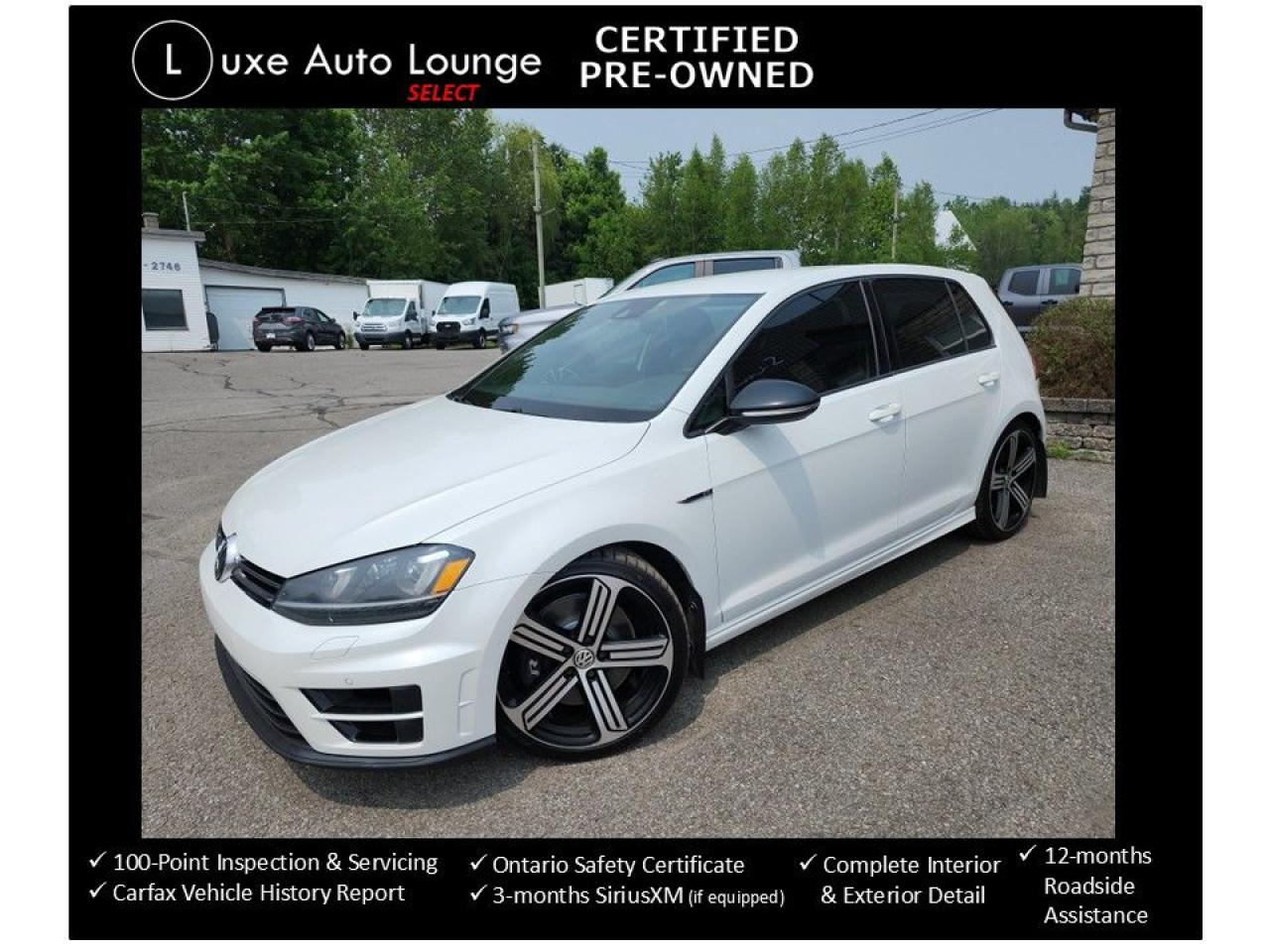 Used 2016 Volkswagen Golf R GOLF R, 6SPD!, NAV, LEATHER, HEATED SEATS, ALLOYS! for sale in Orleans, ON