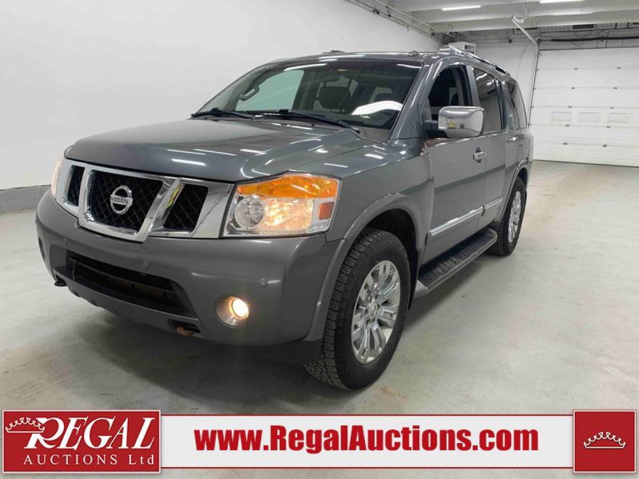Used 2015 Nissan Armada Platinum Edition for sale in Calgary, AB