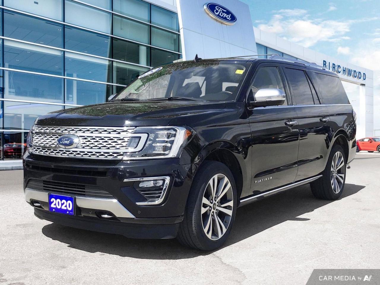 Used 2020 Ford Expedition Platinum Max Heavy Duty Trailer Tow | Captain's Chairs | Local Vehicle for sale in Winnipeg, MB