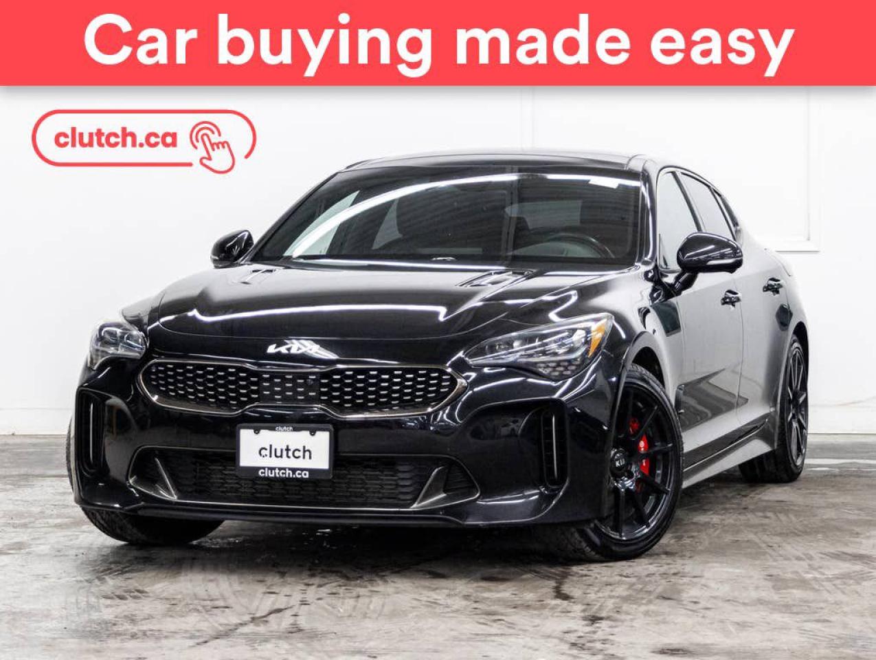 Used 2022 Kia Stinger GT Elite AWD w/Apple CarPlay & Android Auto, Heated Front Seats, Backup Cam for sale in Toronto, ON