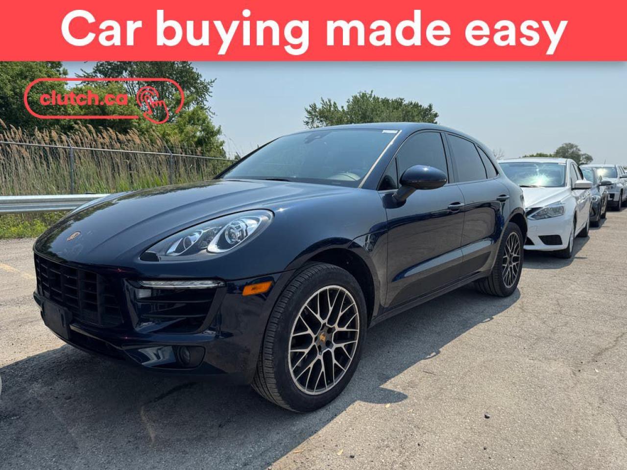 Used 2018 Porsche Macan AWD w/ Nav, Heated Front Seats, Rearview Cam for sale in Toronto, ON
