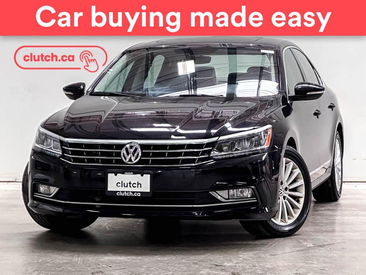 Used 2017 Volkswagen Passat Comfortline w/ Apple CarPlay, Heated Front Seats, Rearview Cam for sale in Toronto, ON