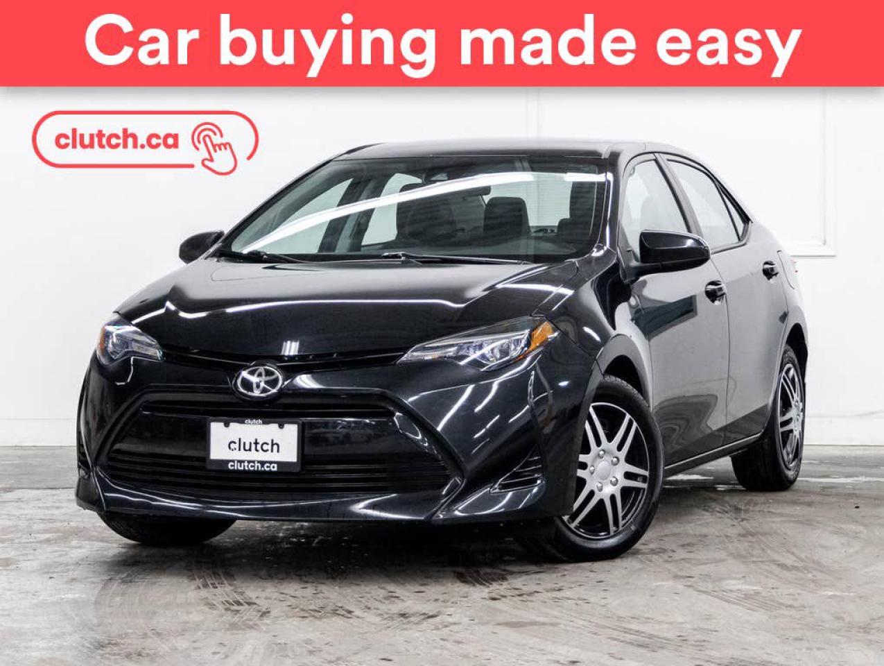 Used 2017 Toyota Corolla LE w/Heated Front Seats, Bluetooth, Rearview Cam for sale in Toronto, ON