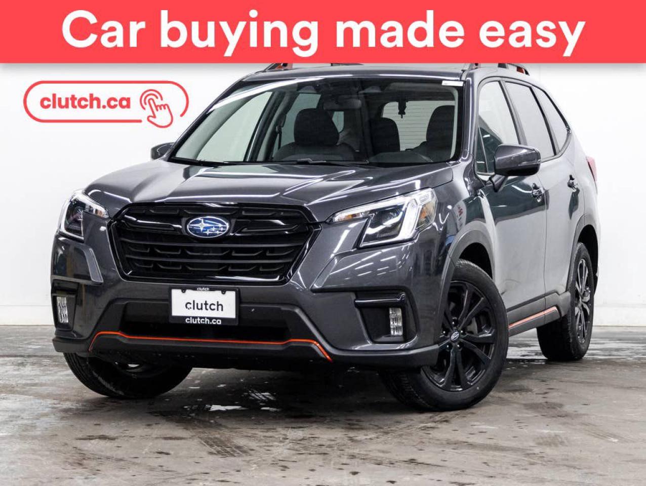 Used 2024 Subaru Forester Sport AWD w/ Apple CarPlay & Android Auto, Sunroof, Heated Steering Wheel for sale in Toronto, ON
