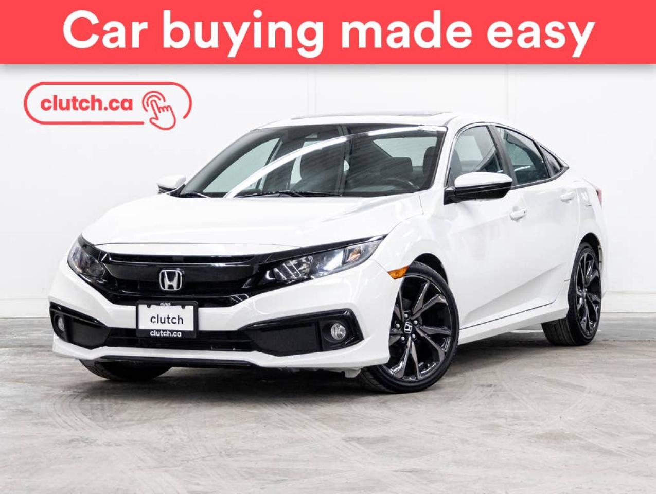 Used 2019 Honda Civic Sport w/ Apple CarPlay & Android Auto, Rearview Cam, Dual Zone Climate Control for sale in Toronto, ON